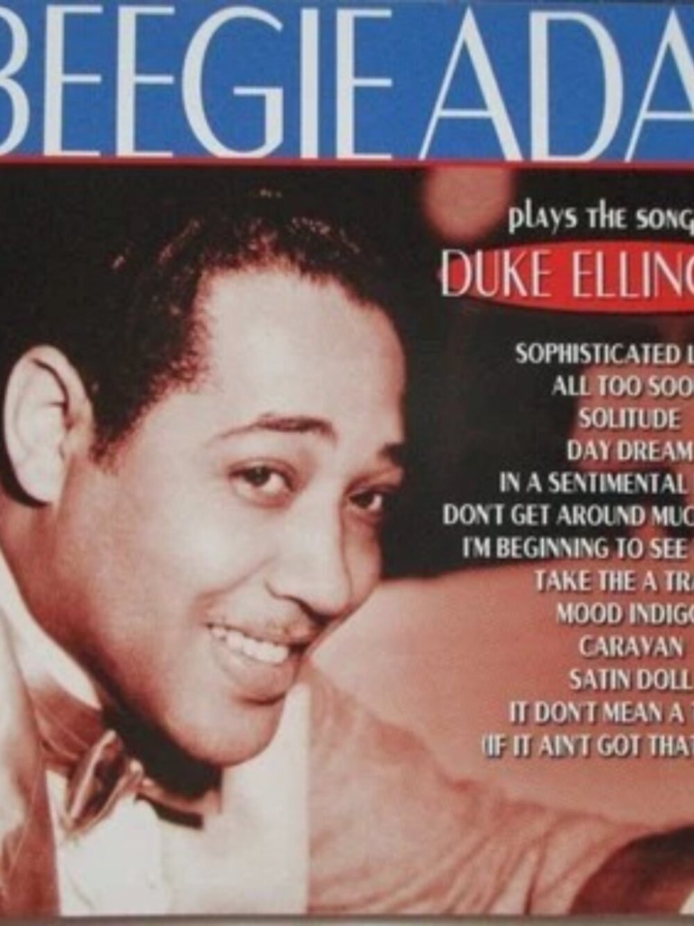 Beegie Adair Plays the Songs of Duke Ellington Green Hill CD 2003 like new